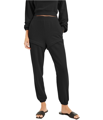 I-N-C Womens Convertible Athletic Sweatpants black XS/27