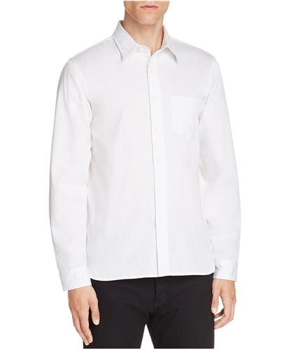Uniform Mens Soft Wash Button Up Shirt white XL