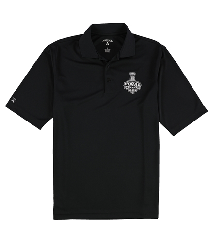 Antigua Mens Stanley Cup Final 2014 Rugby Polo Shirt black S