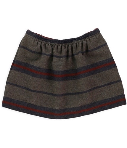 Rachel Roy Womens New Stripe Pocket Mini Skirt brown M