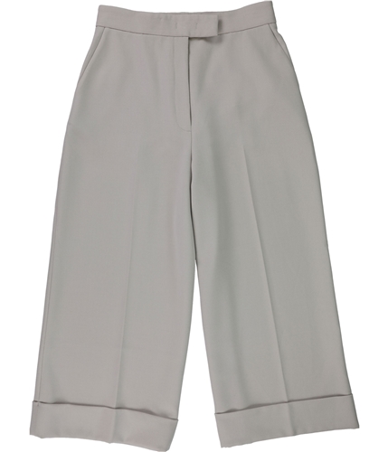 Anne Klein Womens Cuffed Culotte Pants oystershell 2x21