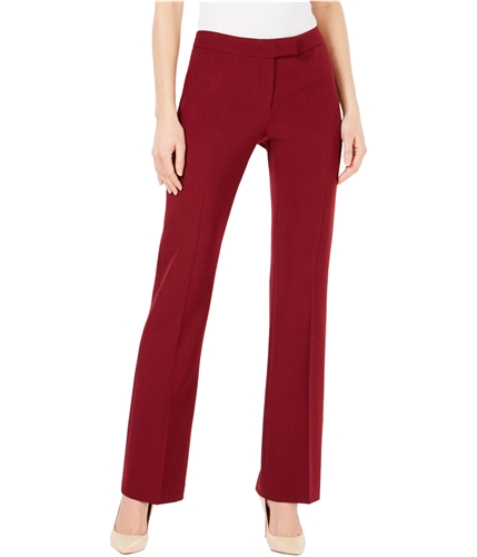 Anne Klein Womens Crepe Casual Trouser Pants red 4x33