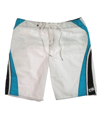Hurley Mens Lined Swim Bottom Board Shorts white 38