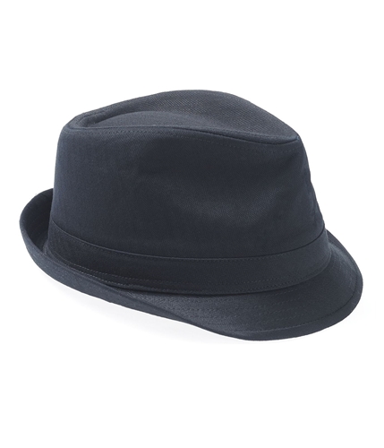 American Rag Mens Herringbone Fedora Trilby Hat black S/M