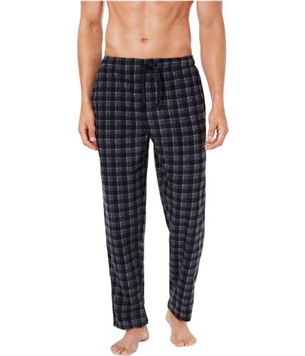 Perry Ellis Mens Buffalo Pajama Lounge Pants Black S/31