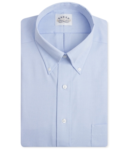 Eagle Mens Big & Tall Classic Fit Button Up Dress Shirt bluemist 22