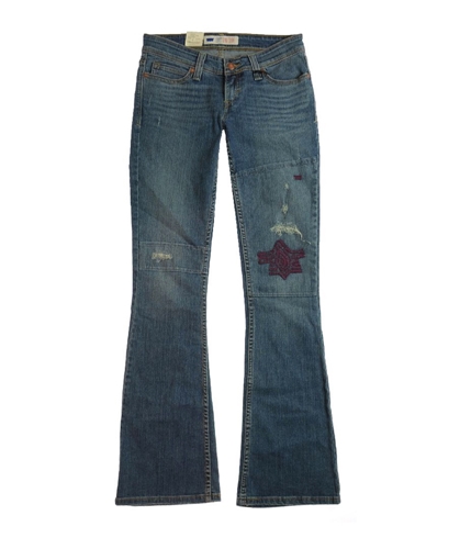 Levi's Womens Demi Curve Skinny Flared Jeans medwash 3x32