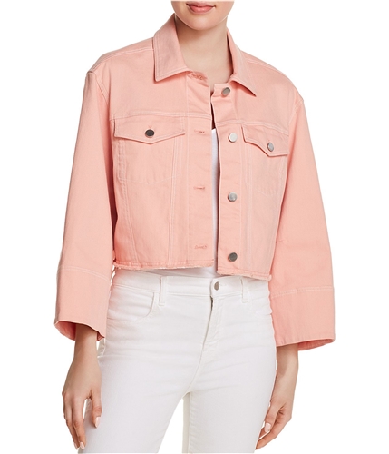 Elizabeth and James Womens Branson Cropped Jacket darkpink M