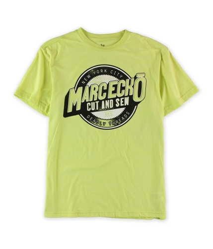 Marc Ecko Mens Squeaky Clean Logo Graphic T-Shirt lime L