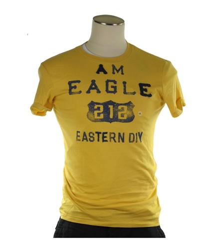 American Eagle Outfitters Mens 212 Graphic T-Shirt yellow XS