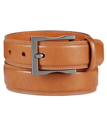 Kenneth Cole Mens Faux Leather Belt tan 32
