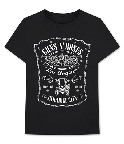 Bravado Mens Paradise City Graphic T-Shirt black S
