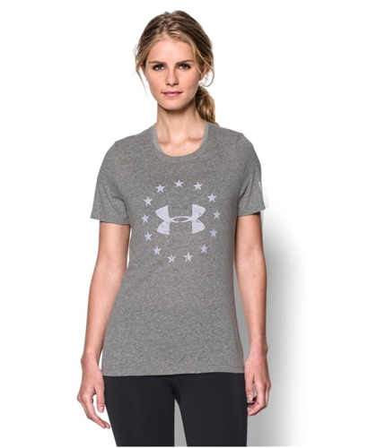 Under Armour Womens Freedom Charged Graphic T-Shirt 090 XL