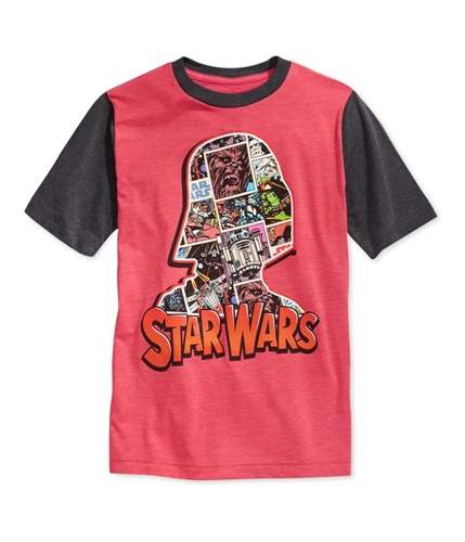 Epic Threads Boys Comic Darth Vader Graphic T-Shirt red L