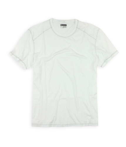 I-N-C Mens Solid Basic T-Shirt white 2XL