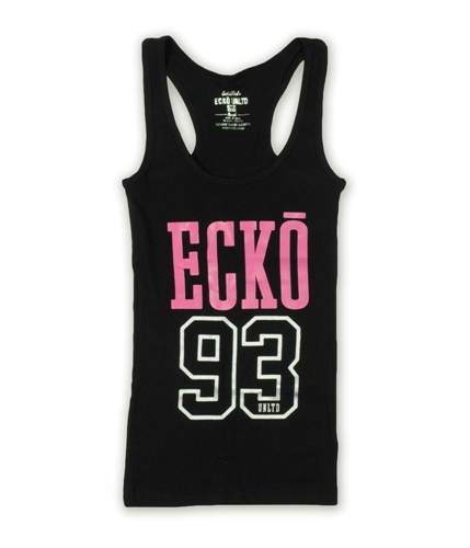 Ecko Unltd. Womens 93 Boy Graphic Ribbed Tank Top black XS