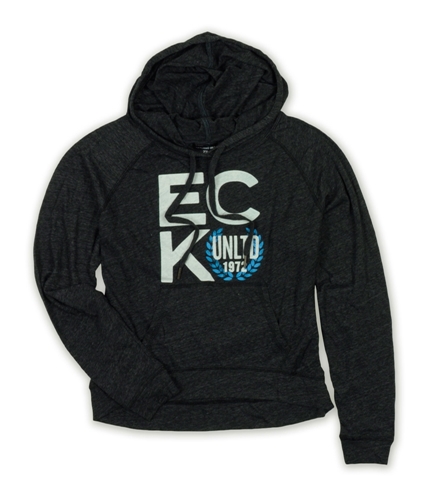 Ecko Unltd. Womens Hooded Graphic T-Shirt black XS