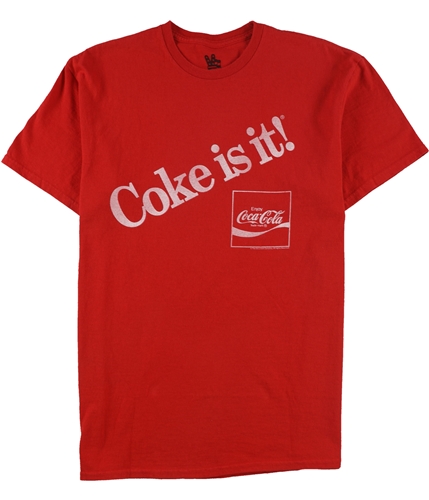Junk Food Mens Coke Is It Graphic T-Shirt red XS