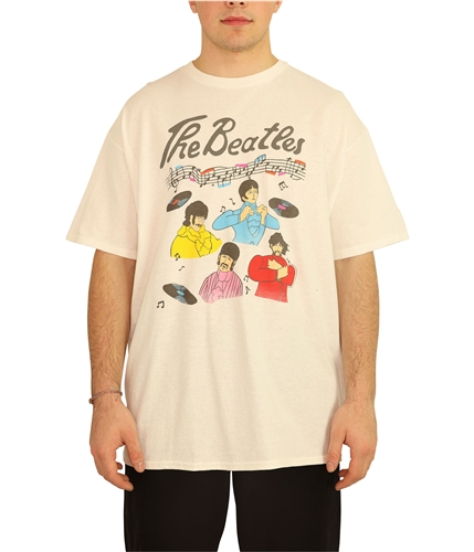 Junk Food Mens The Beatles Graphic T-Shirt white XS