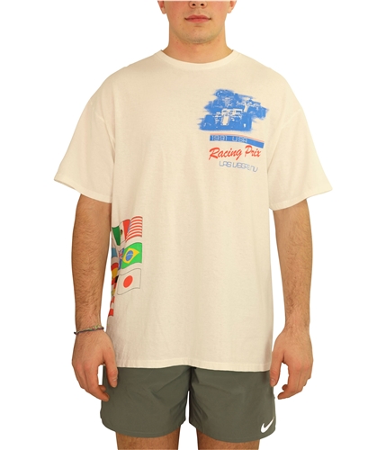 Junk Food Mens Racing Prix 1991 Graphic T-Shirt white XS
