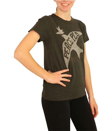 Junk Food Womens Peace Pls Graphic T-Shirt black XS