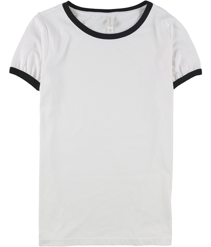 Hybrid Womens Honolulu Ringer Basic T-Shirt white S