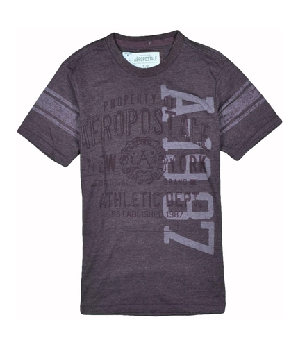 Aeropostale Mens Athletic Dept Graphic T-Shirt burgundy XS