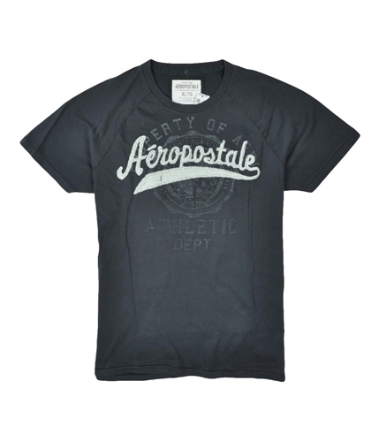 Aeropostale Mens Athletic Embroidered Graphic T-Shirt stormgray XL