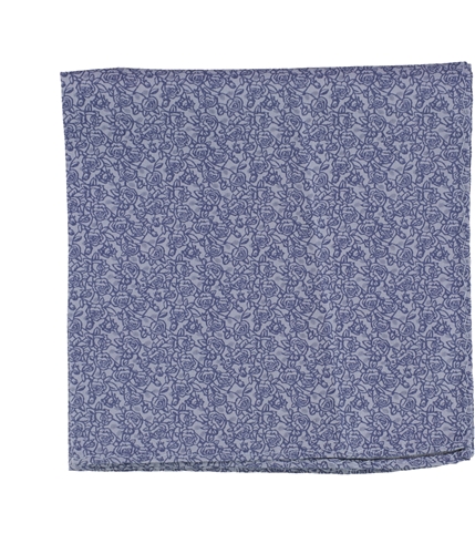 bar III Mens Floral Pocket Square blue One Size