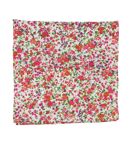 bar III Mens Panjin Floral Pocket Square orange One Size
