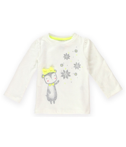 Gymboree Girls Snow Cub Embellished T-Shirt 001 12-18 mos