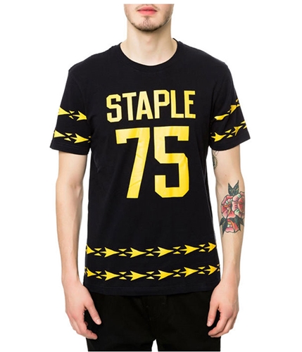 Staple Mens The Rush Graphic T-Shirt black 2XL