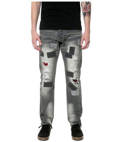 Born Fly Mens The Alien Pant Denim Regular Fit Jeans greystonewash 34x32
