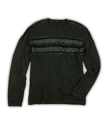 Alfani Mens Stitched Stripes Knit Sweater sprucehtrcbo XL