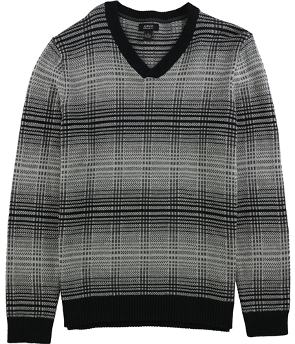 Alfani Mens V-neck Pullover Sweater mediumgreycbo S