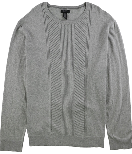 Alfani Mens Texture Knit Sweater nightgreyhtr M