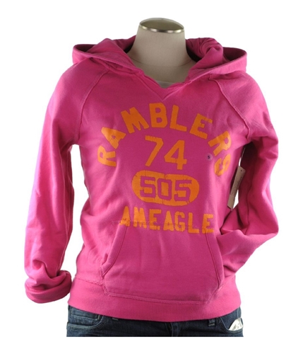 American Eagle Outfitters Womens Ramblers Hoodie Sweatshirt pinkorange XS