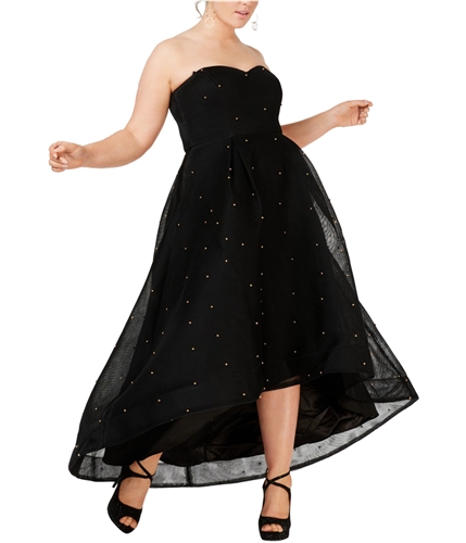 City Chic Womens Sweet Jewel Gown Dress black L/20