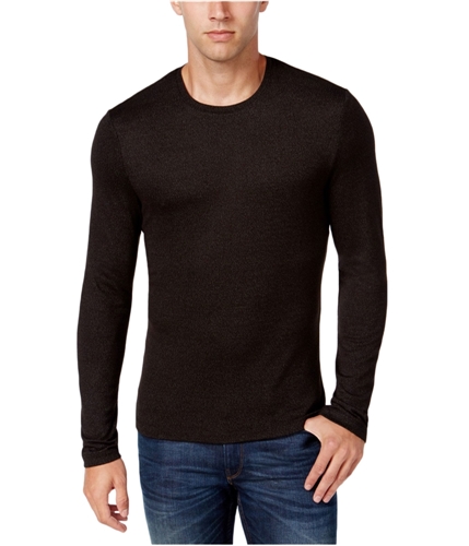 Alfani Mens Knit Pullover Sweater deepblackcbo S