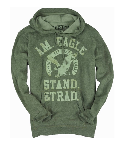 American Eagle Outfitters Mens Stand & Trad Hoodie Sweatshirt gray 2XL
