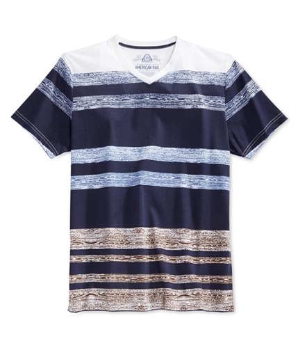 American Rag Mens Cold Stripe Basic T-Shirt basicnavy S