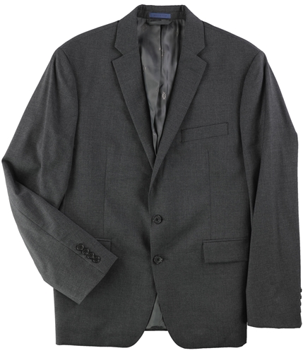 Ryan Seacrest Mens Modern fit Two Button Blazer Jacket grey 42