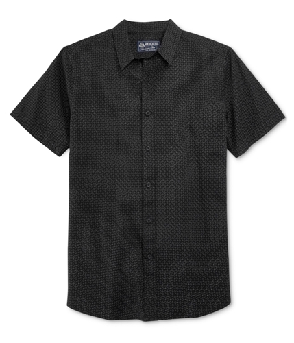 American Rag Mens Brandi Geometric Button Up Shirt deepblack L