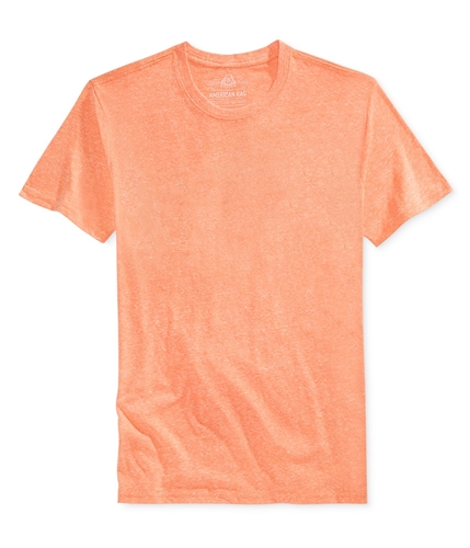 American Rag Mens Heathered Basic T-Shirt orange L
