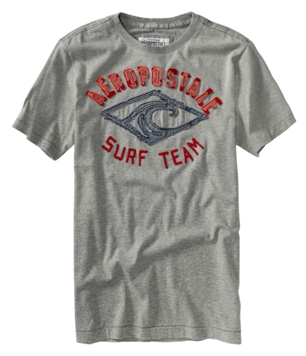 Aeropostale Mens Surf Team Graphic T-Shirt lththrgray M