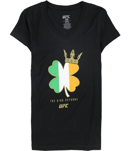 UFC Womens The King Returns Graphic T-Shirt black M