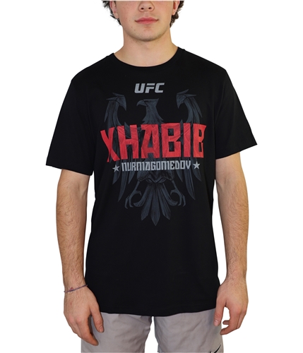 UFC Mens Khabib Red Eagle Graphic T-Shirt black S