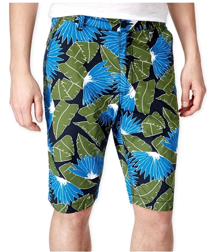 American Rag Mens Slim Fit Tropical Casual Bermuda Shorts deepblack 28