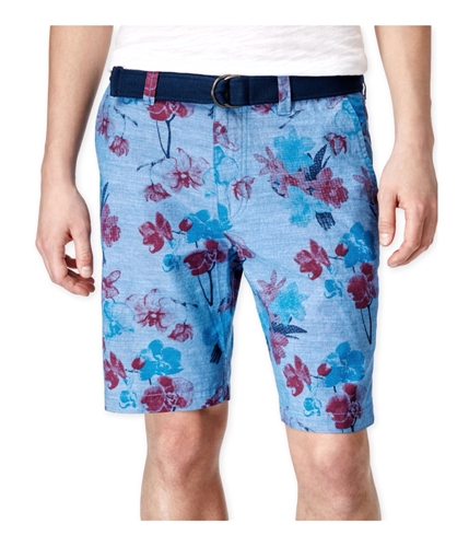 American Rag Mens Slim Floral Casual Walking Shorts bluecombo 28