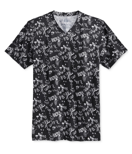American Rag Mens Dare Devil Graphic T-Shirt deepblack L